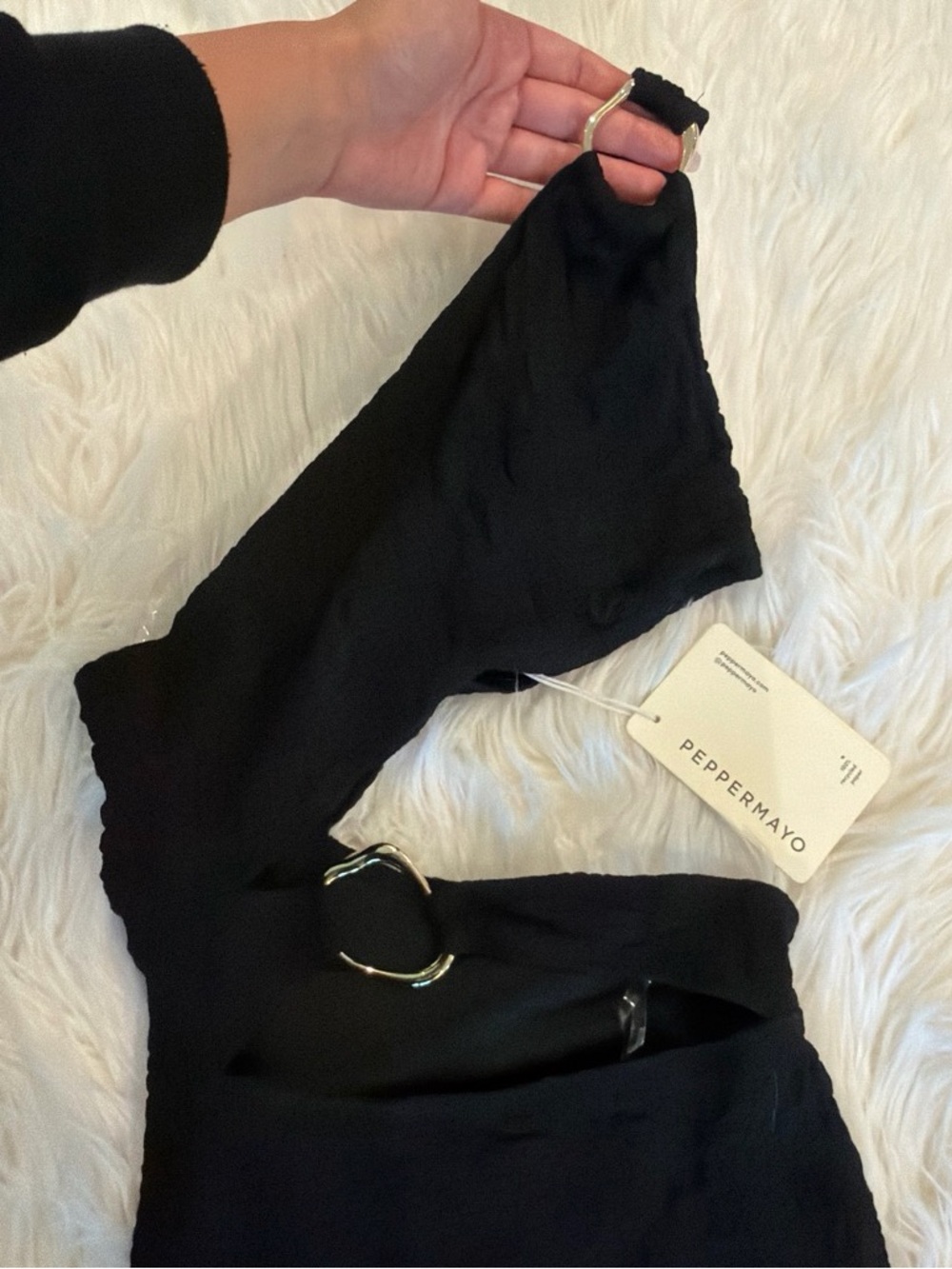 NWT Peppermayo Black Maxi Dress - Picture 7 of 8